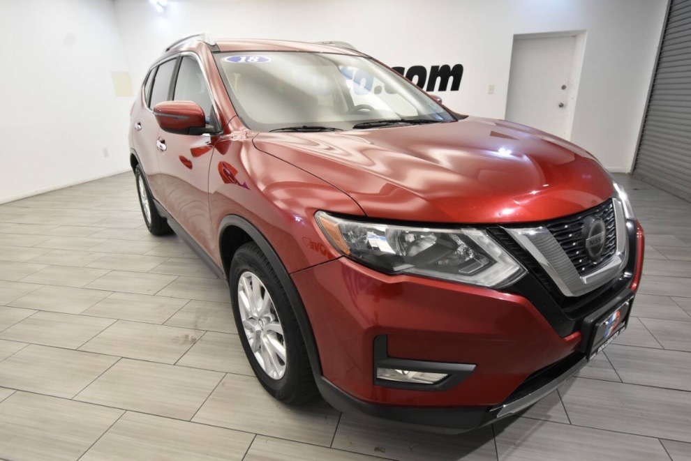 2018 Nissan Rogue SV, Red, Mileage: 64,579 - photo 6