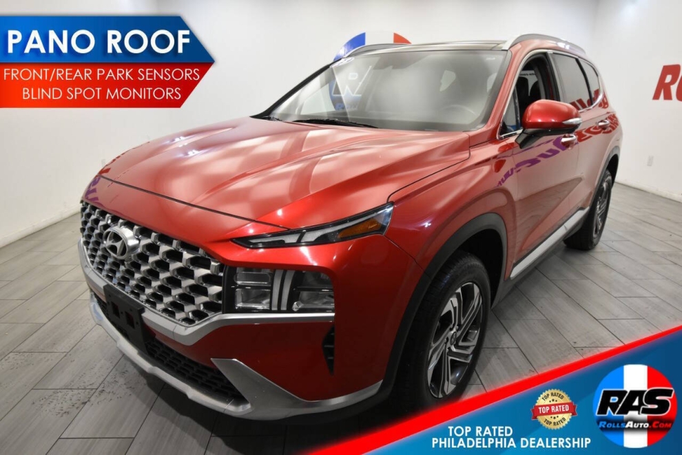 2023 Hyundai Santa Fe SEL AWD 4dr Crossover, Red, Mileage: 75,665 