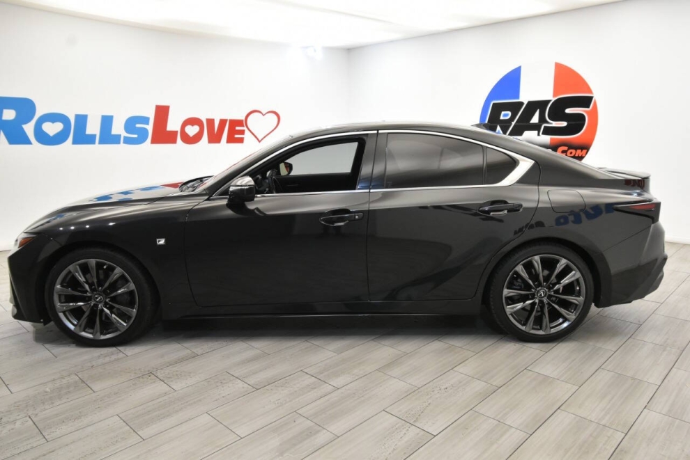2021 Lexus IS 350 F SPORT AWD 4dr Sedan, Negro, Mileage: 81,024 - photo 1