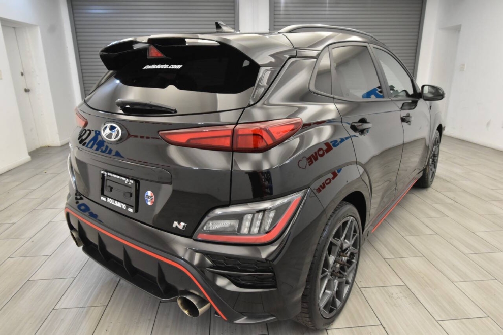 2023 Hyundai Kona N Base 4dr Crossover, Black, Mileage: 21,313 - photo 4
