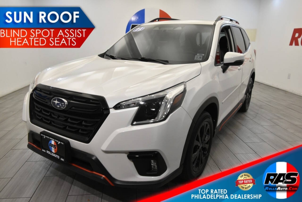 2023 Subaru Forester Sport AWD 4dr Crossover, White, Mileage: 92,163 