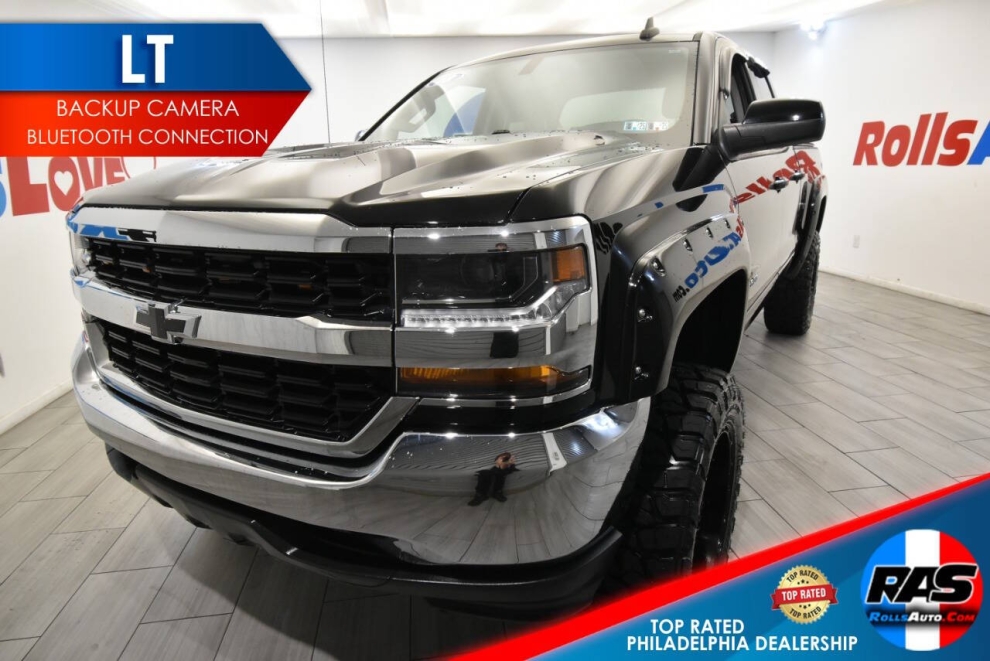 2018 Chevrolet Silverado 1500 LT, Black, Mileage: 64,562 