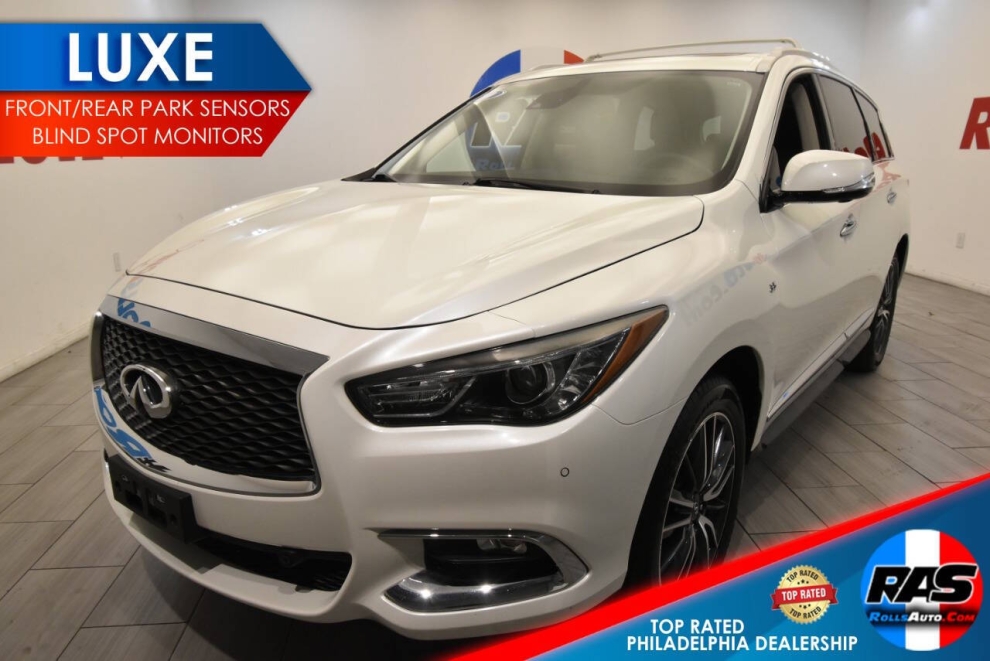 2019 Infiniti QX60 LUXE, White, Mileage: 82,067 
