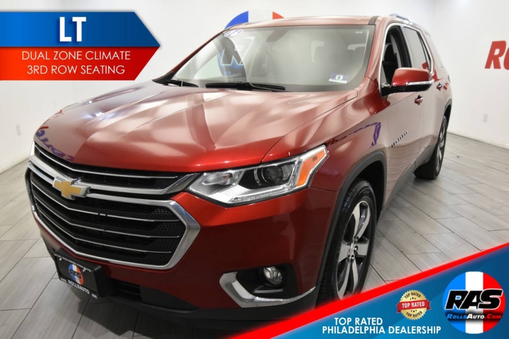 2018 Chevrolet Traverse LT Leather 4x4 4dr SUV, Red, Mileage: 97,816 