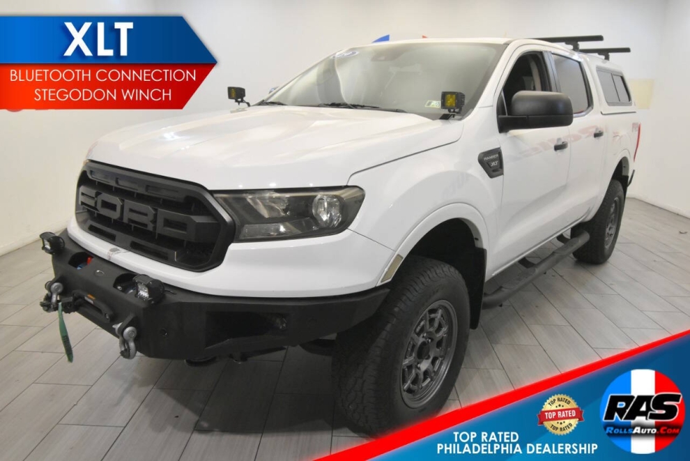2019 Ford Ranger XLT, White, Mileage: 100,084