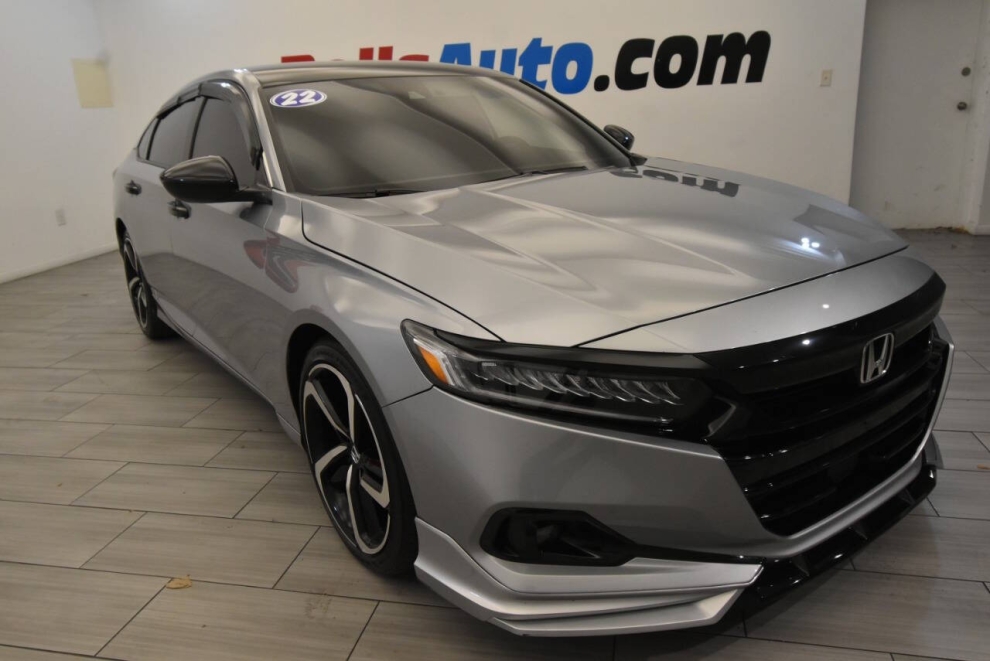 2022 Honda Accord Sport 4dr Sedan (1.5T I4 CVT), Silver, Mileage: 24,123 - photo 6