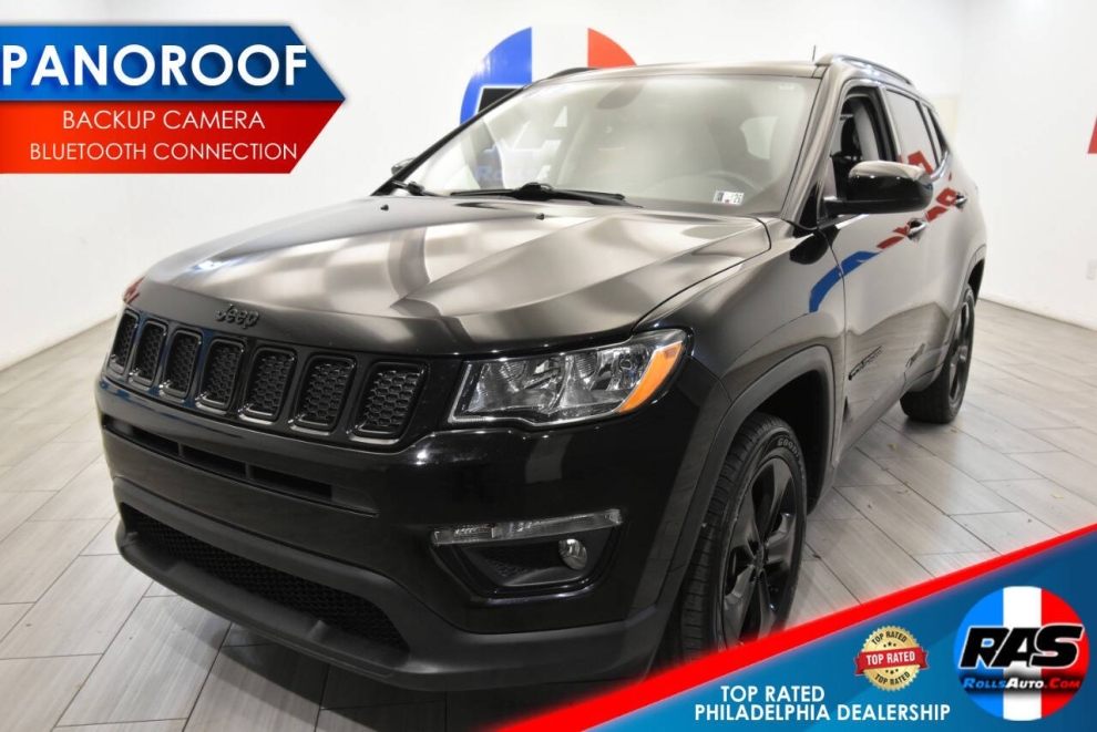 2018 Jeep Compass Altitude, Black, Mileage: 99,376