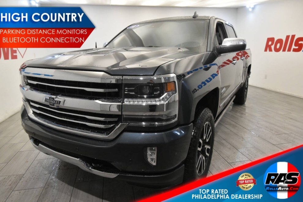 2018 Chevrolet Silverado 1500 High Country, Gray, Mileage: 91,906 