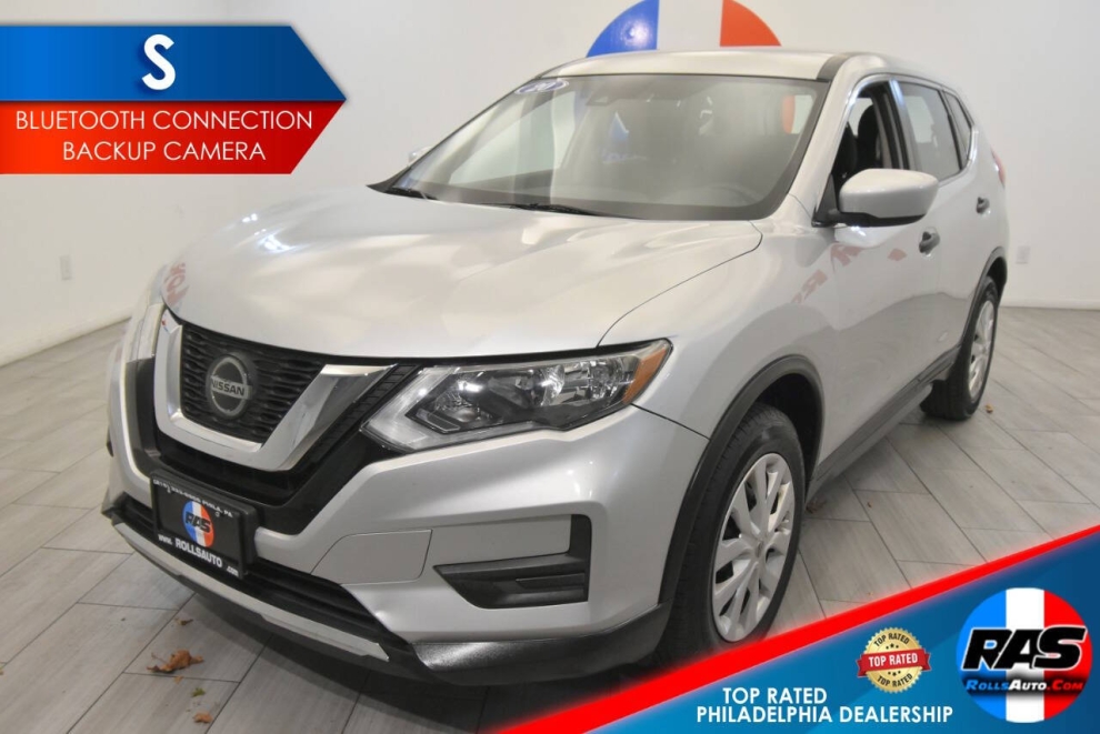 2020 Nissan Rogue S, Silver, Mileage: 76,239 