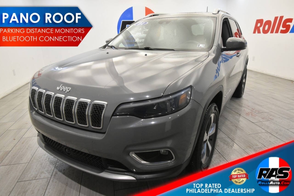 2021 Jeep Cherokee Limited 4x4 4dr SUV, Gray, Mileage: 85,308 