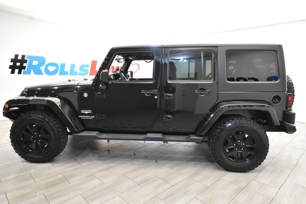 2015 Jeep Wrangler Unlimited Sahara, Black, Mileage: 86,141 - photo 1