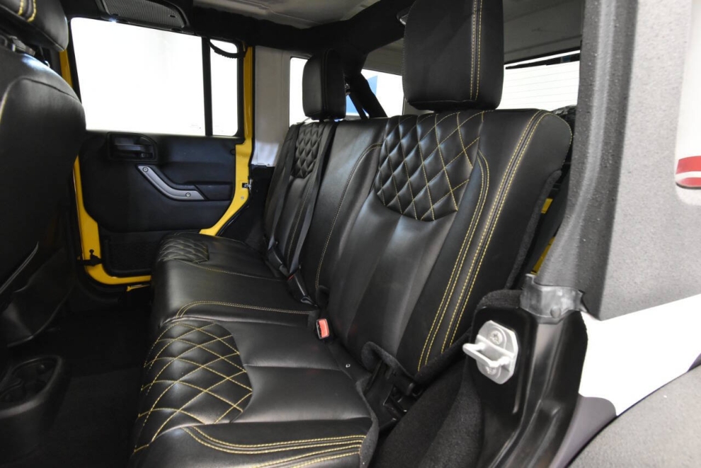 2015 Jeep Wrangler Unlimited, Yellow, Mileage: 20,602 - photo 13