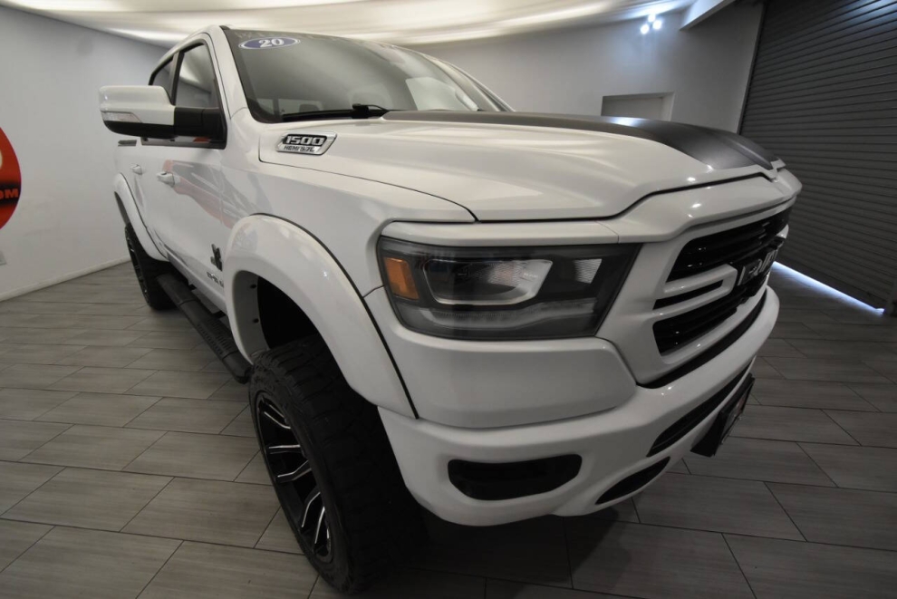 2020 RAM 1500 Big Horn Rocky Ridge Edition, White, Mileage: 47,983 - photo 6