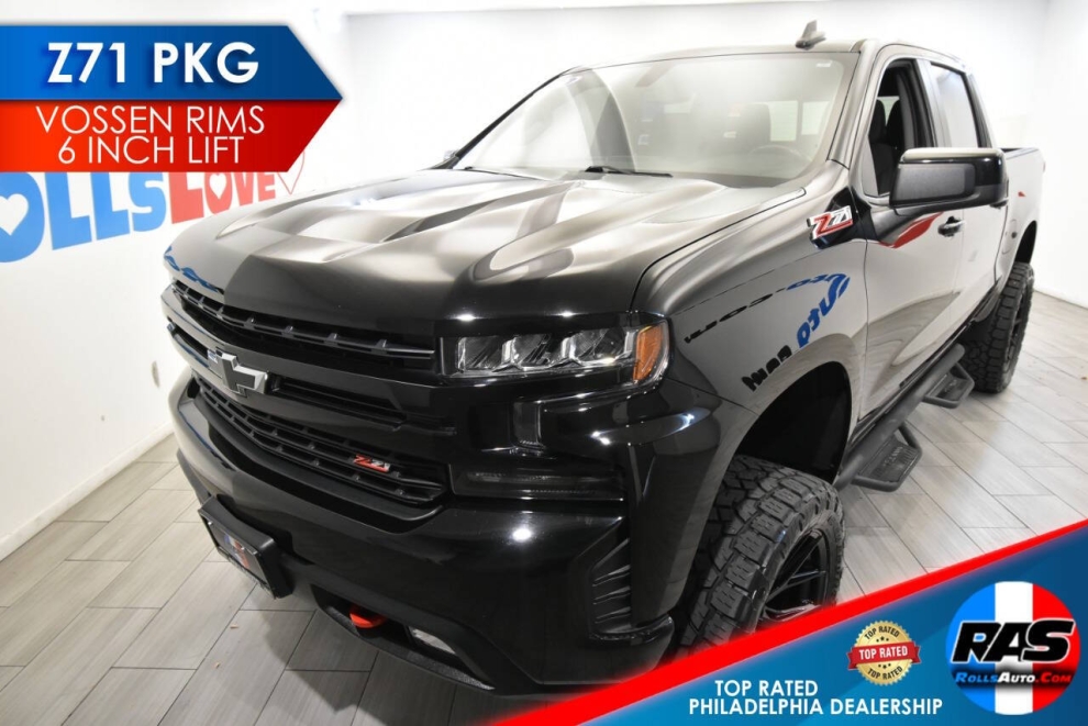 2020 Chevrolet Silverado 1500 LT Trail Boss, Black, Mileage: 61,376 