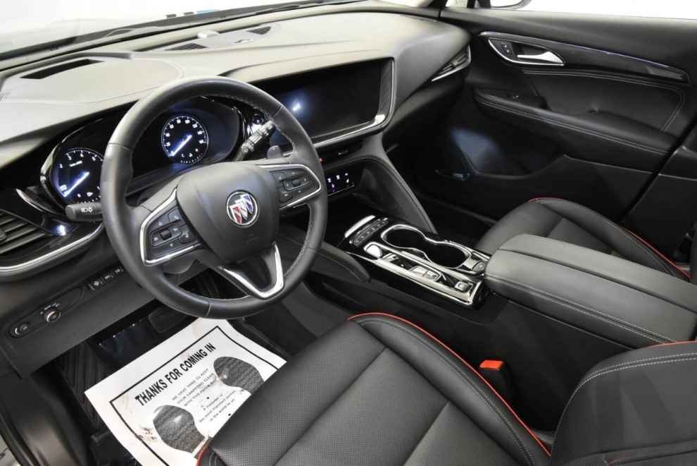 2022 Buick Envision Essence AWD 4dr Crossover, Black, Mileage: 41,525 - photo 11
