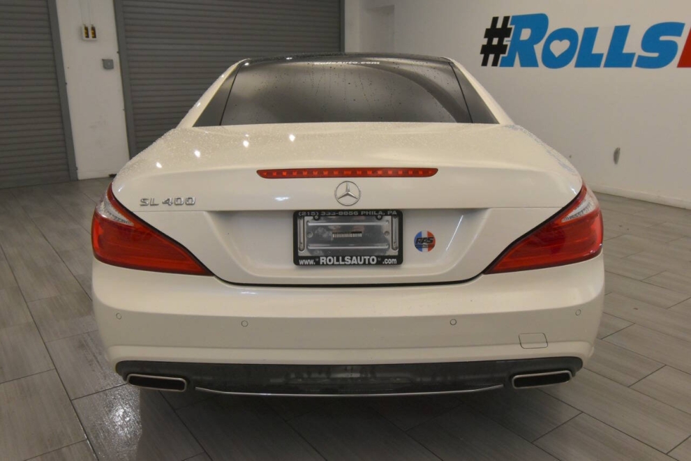 2015 Mercedes-Benz SL-Class SL 400 2dr Convertible, White, Mileage: 87,750 - photo 3