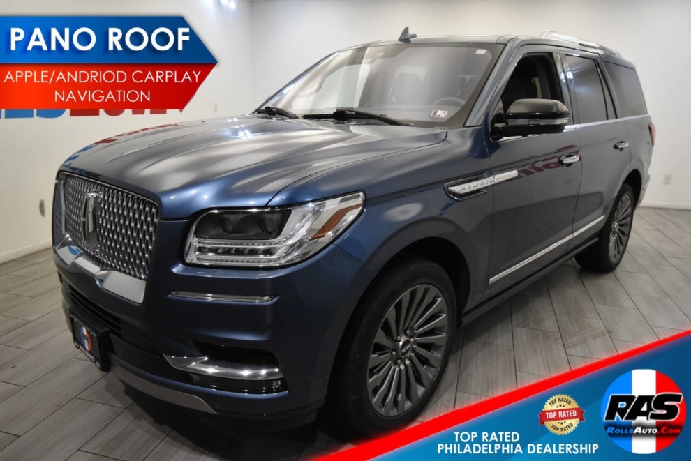 2018 Lincoln Navigator Reserve 4x4 4dr SUV, Blue, Mileage: 77,380 