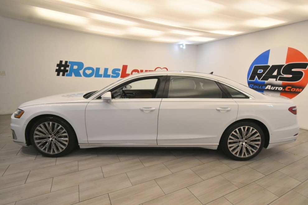 2019 Audi A8 L quattro 55 TFSI AWD 4dr Sedan, White, Mileage: 98,200 - photo 1