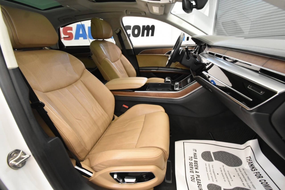 2019 Audi A8 L quattro 55 TFSI AWD 4dr Sedan, White, Mileage: 98,200 - photo 15