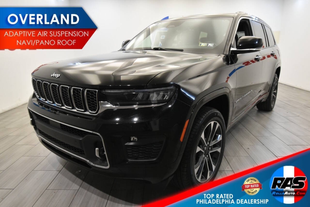 2021 Jeep Grand Cherokee L Overland 4x4 4dr SUV, Black, Mileage: 91,615 
