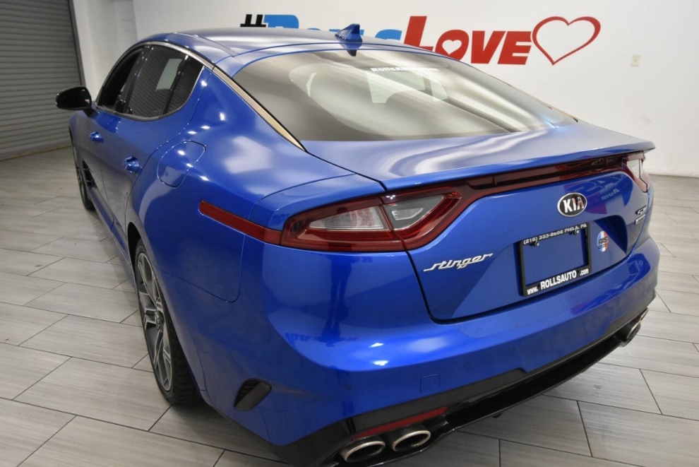 2019 Kia Stinger GT AWD 4dr Sedan, Blue, Mileage: 89,159 - photo 2