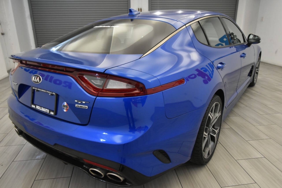 2019 Kia Stinger GT AWD 4dr Sedan, Blue, Mileage: 89,159 - photo 4