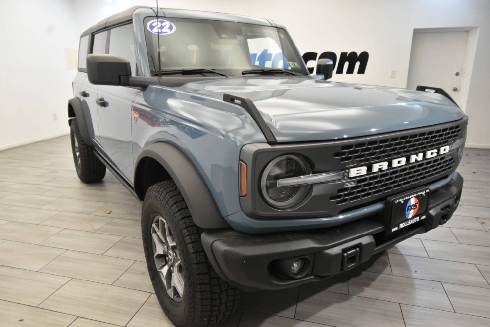 2022 Ford Bronco Badlands Advanced 4x4 4dr SUV, Blue, Mileage: 73,177 - photo 6