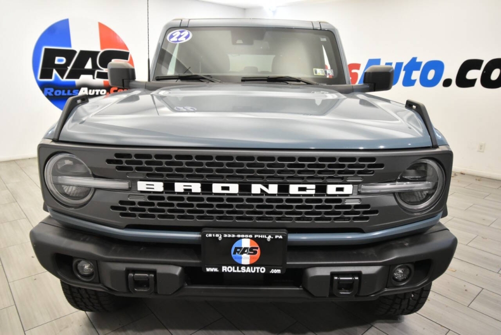 2022 Ford Bronco Badlands Advanced 4x4 4dr SUV, Blue, Mileage: 73,177 - photo 7