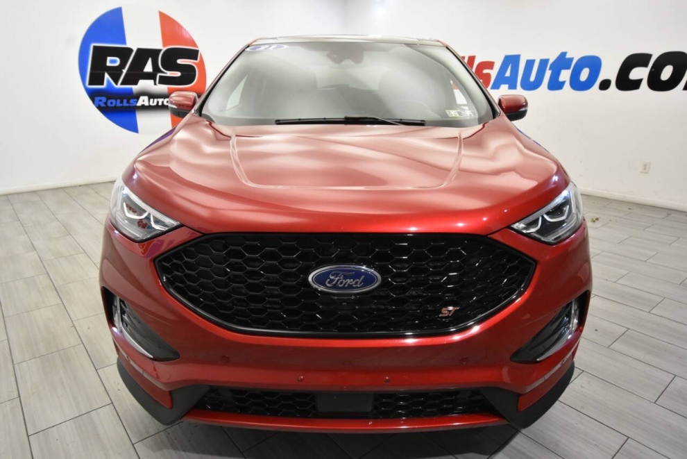 2021 Ford Edge ST AWD 4dr Crossover, Red, Mileage: 70,932 - photo 7