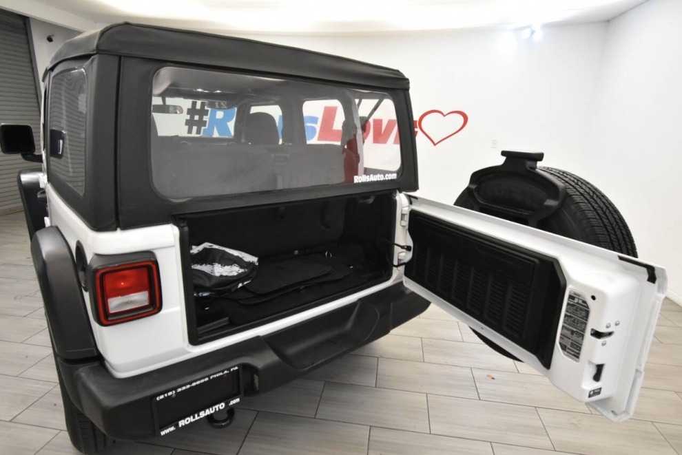 2021 Jeep Wrangler Sport 4x4 2dr SUV, White, Mileage: 38,955 - photo 28