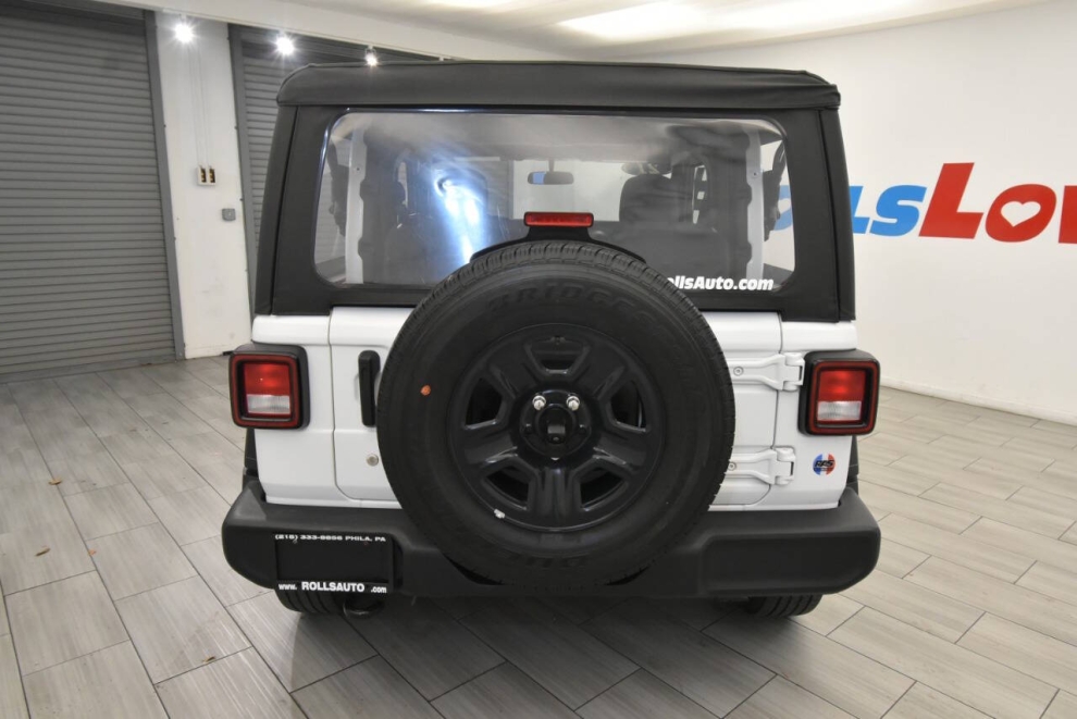 2021 Jeep Wrangler Sport 4x4 2dr SUV, White, Mileage: 38,955 - photo 3
