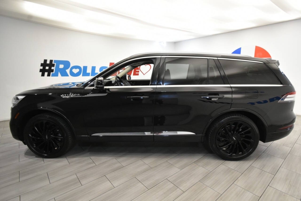 2021 Lincoln Aviator Reserve AWD 4dr SUV, Black, Mileage: 93,218 - photo 1