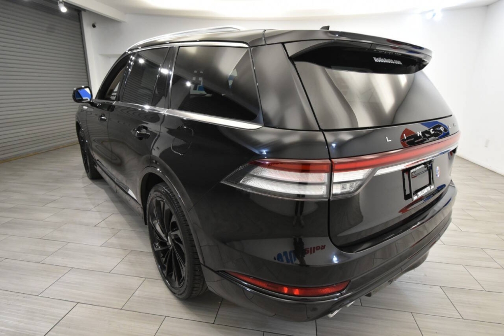 2021 Lincoln Aviator Reserve AWD 4dr SUV, Black, Mileage: 93,218 - photo 2