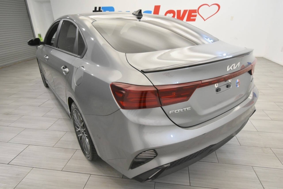 2022 Kia Forte GT Line 4dr Sedan, Gray, Mileage: 70,377 - photo 2