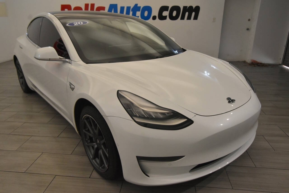 2020 Tesla Model 3 Standard Range Plus 4dr Sedan, White, Mileage: 101,429 - photo 6