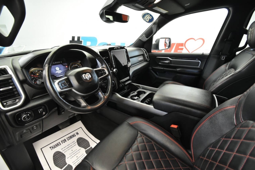 2020 RAM 1500 Big Horn 4x4 4dr Crew Cab 5.6 ft. SB Pickup, White, Mileage: 47,983 - photo 11