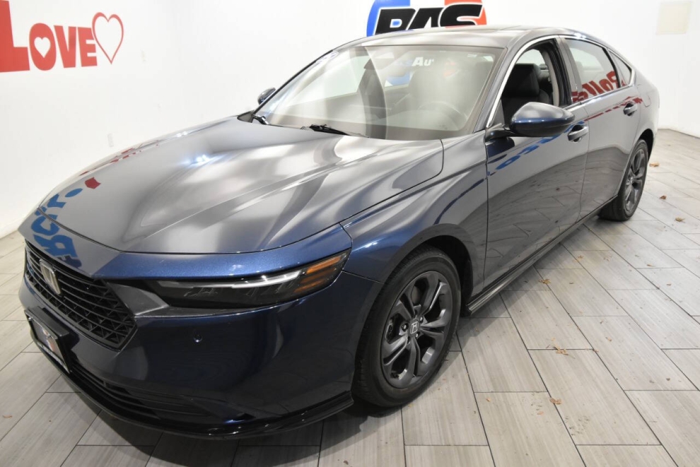 2025 Honda Accord Hybrid EX L 4dr Sedan, Blue, Mileage: 45,000 