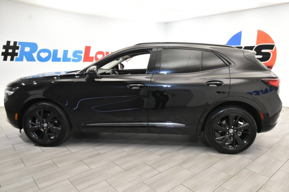 2022 Buick Envision Essence AWD 4dr Crossover, Black, Mileage: 41,525 - photo 1