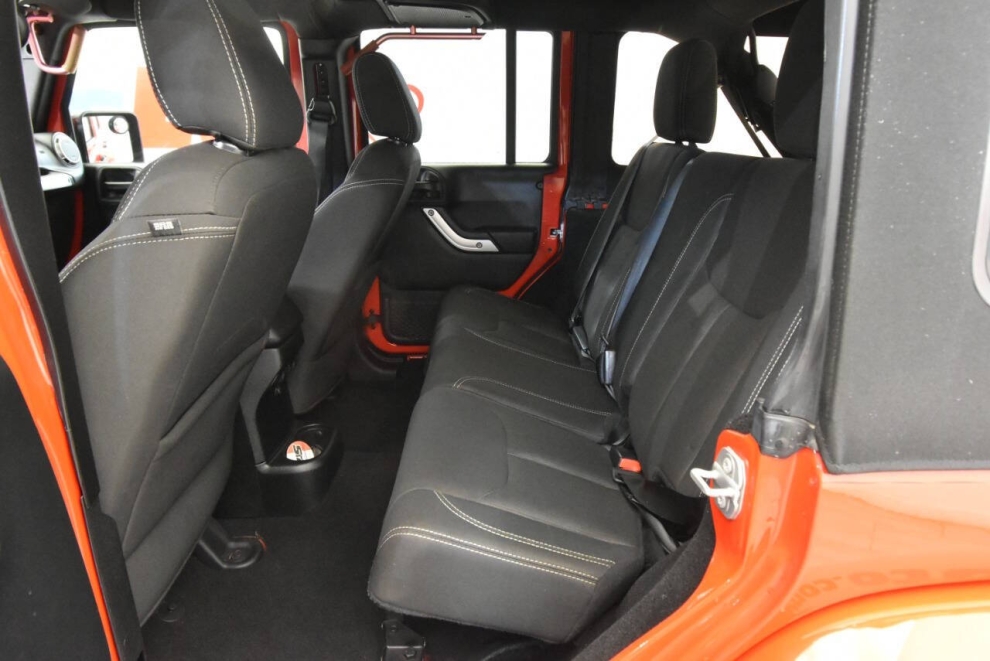 2017 Jeep Wrangler Unlimited Sahara 4x4 4dr SUV, Red, Mileage: 96,454 - photo 12