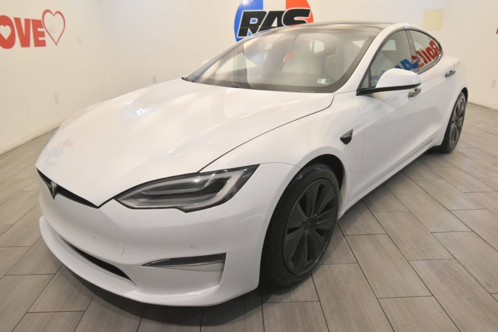 2021 Tesla Model S Long Range AWD 4dr Liftback, White, Mileage: 72,026 