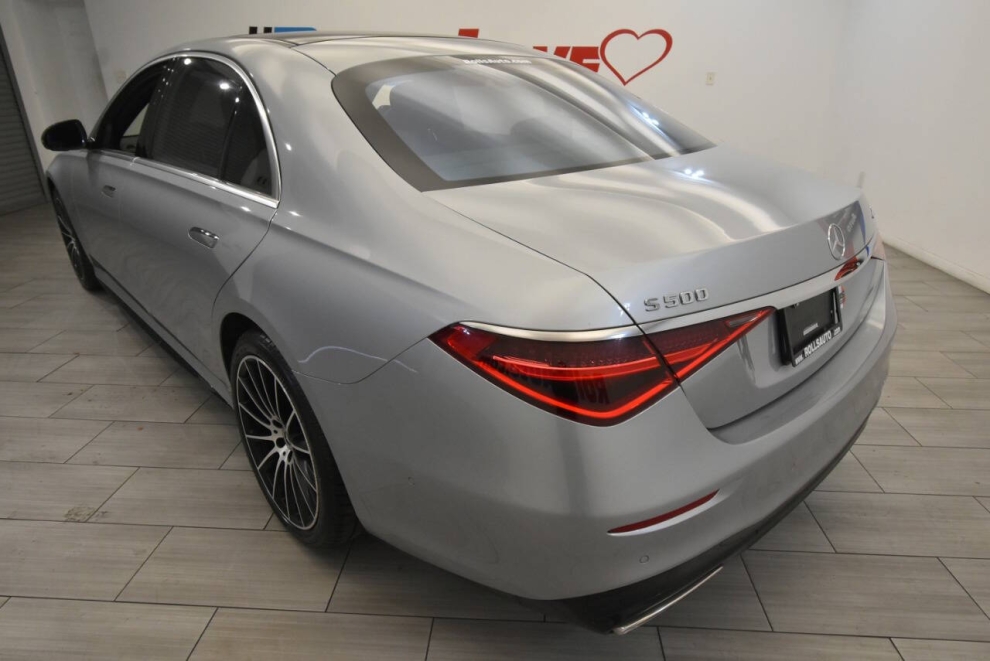 2022 Mercedes-Benz S-Class S 500 4MATIC AWD 4dr Sedan, Silver, Mileage: 40,476 - photo 2