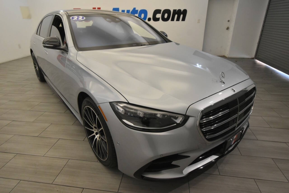 2022 Mercedes-Benz S-Class S 500 4MATIC AWD 4dr Sedan, Silver, Mileage: 40,476 - photo 6
