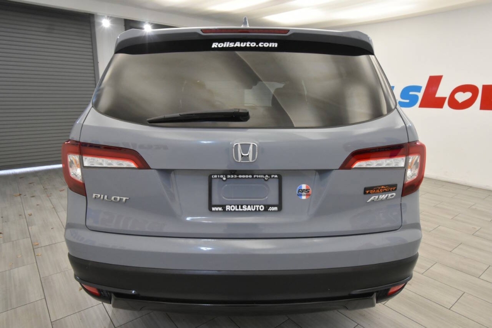 2022 Honda Pilot TrailSport AWD 4dr SUV, Blue, Mileage: 52,272 - photo 3