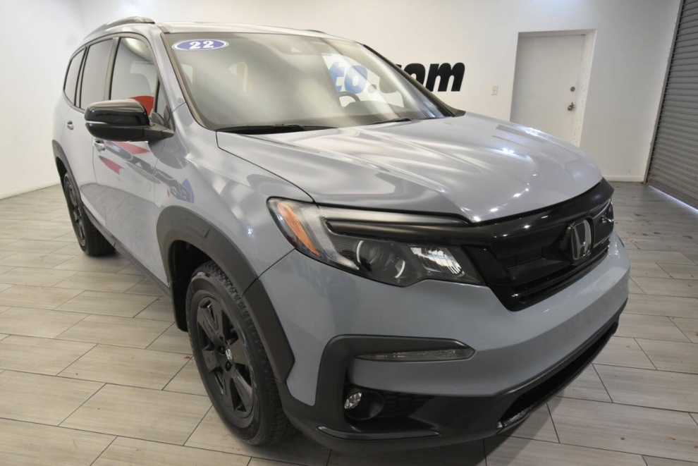 2022 Honda Pilot TrailSport AWD 4dr SUV, Blue, Mileage: 52,272 - photo 6