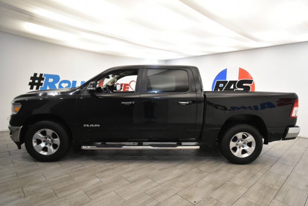 2020 RAM 1500 Big Horn 4x4 4dr Crew Cab 5.6 ft. SB Pickup, Black, Mileage: 80,226 - photo 1