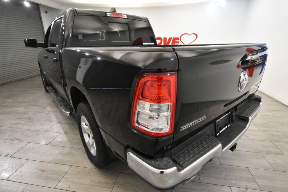 2020 RAM 1500 Big Horn 4x4 4dr Crew Cab 5.6 ft. SB Pickup, Black, Mileage: 80,226 - photo 2