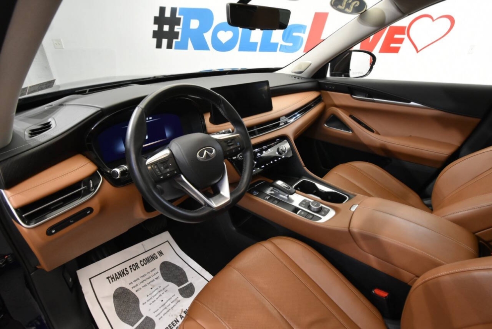 2022 Infiniti QX60 Sensory AWD 4dr SUV, Blue, Mileage: 68,580 - photo 11