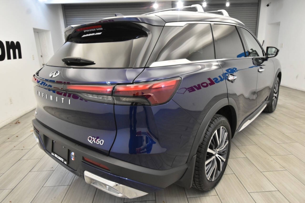 2022 Infiniti QX60 Sensory AWD 4dr SUV, Blue, Mileage: 68,580 - photo 4