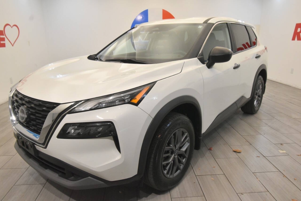 2023 Nissan Rogue S AWD 4dr Crossover, White, Mileage: 35,351 
