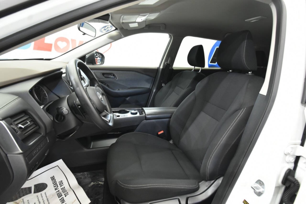 2023 Nissan Rogue S AWD 4dr Crossover, White, Mileage: 35,351 - photo 10